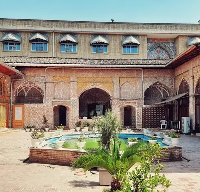 عکاسی حیاط مسجد جامع بابل